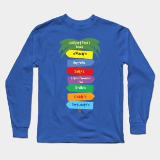 Gulfport Food & Drink Stops Long Sleeve T-Shirt